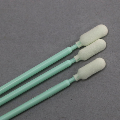 Black Handle 6.6 Inch Foam Cleaning Swab Membersihkan Produk Tempat Yang Sulit Dijangkau Bersih