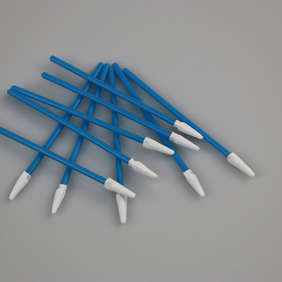 PP Stick Sharp Head Dacron Tipped Swab Untuk Membersihkan PCB