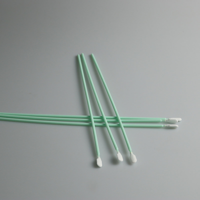 Cina Pemasok Ekstra Panjang Menangani Cleanroom Lint Gratis Putaran Dacron Tip Polyester Swab
