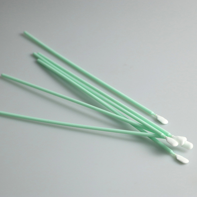 Cina Pemasok Ekstra Panjang Menangani Cleanroom Lint Gratis Putaran Dacron Tip Polyester Swab