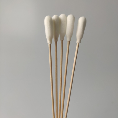 Medis 150mm 6 Inch Foam Covered Wooden Cotton Swab