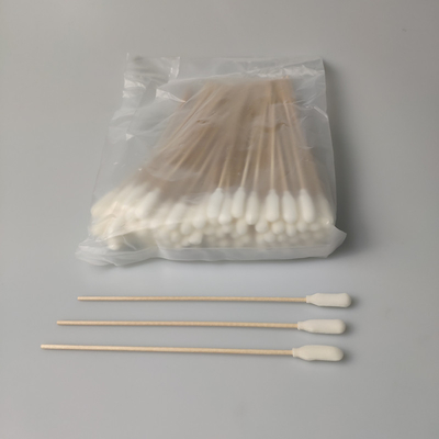 Paket Individu Gagang Kayu 15cm Medical Foam Swab