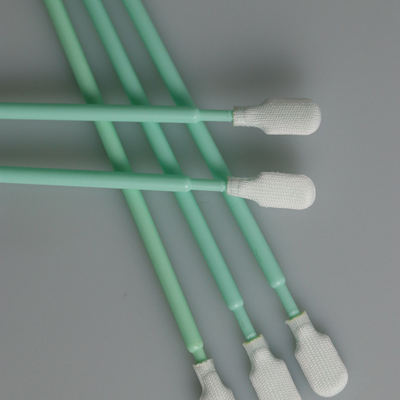 165mm Cleanroom Polyester Polypropylene Lint Kepala Dayung Swab Gratis