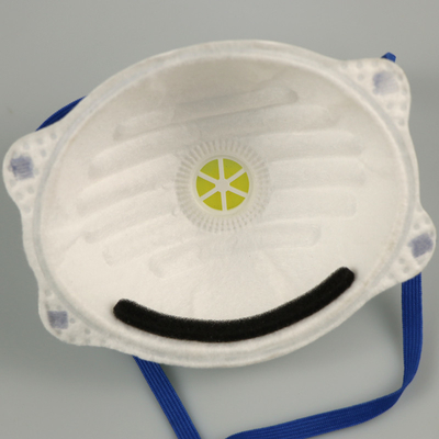 Kain Nonwoven FFP3 NR Masker Wajah Sekali Pakai Dengan Katup Pernapasan