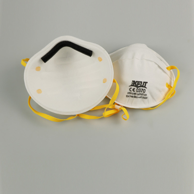 FFP3 Sangat Baik Permeabilitas Udara Disposable Face Mask Cup Respirator