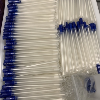 ABS Stick EO Sterile Virus Test Foam Swab Untuk Pengumpulan Sampel Rumah Sakit