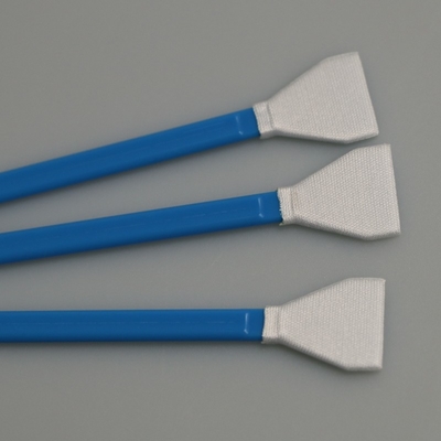 Kelas 100 Cleanroom V Bentuk Penyeka Sensor Kamera Microfiber Rajutan