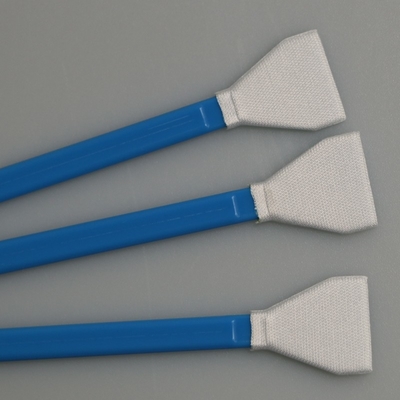Kelas 100 Cleanroom V Bentuk Penyeka Sensor Kamera Microfiber Rajutan