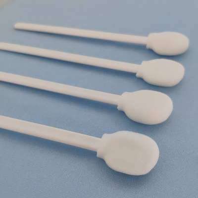 708 Long Handle Foam Swab Round Foam Tip Swab Untuk Pembersihan Presisi