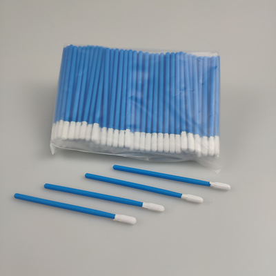 Autoclave Sterilized 70mm Penyeka Poliester Sekali Pakai 100pcs