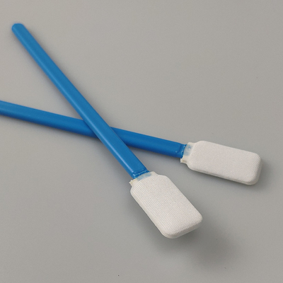 125mm Flat Paddle Head Polyester Swab Untuk Pembersihan Printer Inkjet