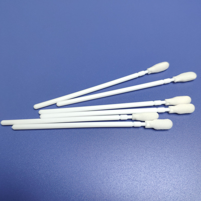Tanpa Fluoresensi 10cm Busa Tip Oral Koleksi Swab