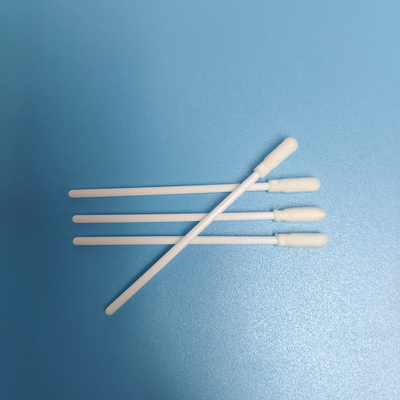 Sample Collection Steril Swab Nylon Flocked Head Untuk Nasal Oral Throat