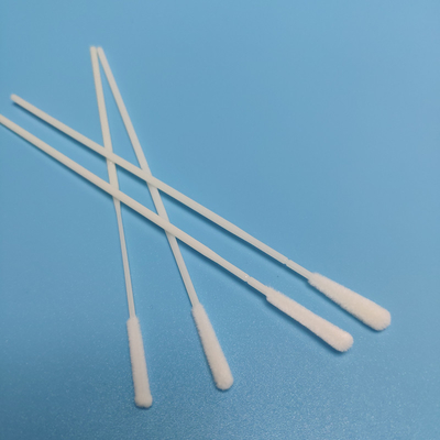 15cm Nylon Flocked Swab Steril Sekali Pakai Dengan ABS Stick Nasal Swab