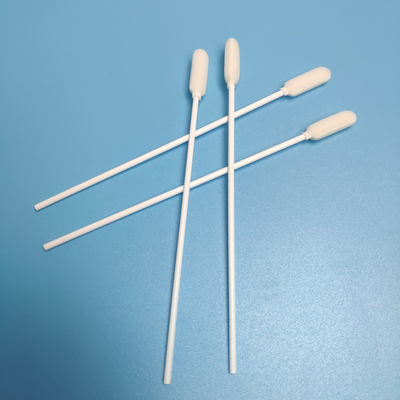 PP Stick Foam Sponge Head Disposable Sampling Swab Warna Putih