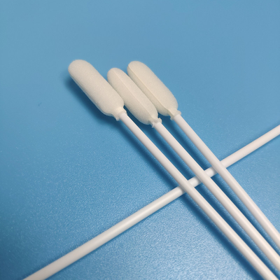 ODM 14cm PP Tongkat Spons Kepala Sampel Sekali Pakai Swab