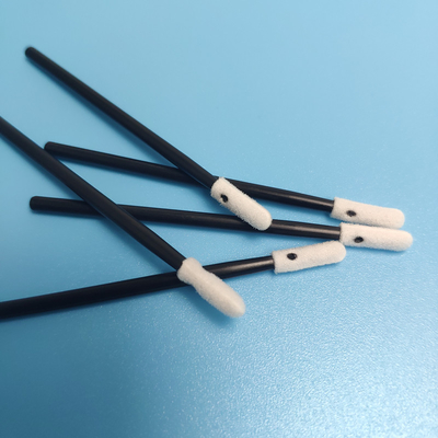 OEM Lint Free 70mm Foam Tipped Cleaning Swab Dengan Pegangan PP