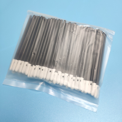 OEM Lint Free 70mm Foam Tipped Cleaning Swab Dengan Pegangan PP