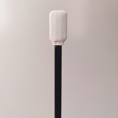 Black Handle PP Stick Square Head Cleaning Swab Untuk Elektronik