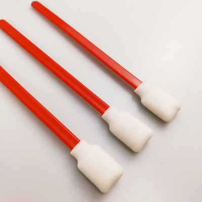 TX707 Tipe Foam Swab Total Panjang 128mm Red Stick untuk Printerhead Clean