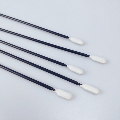 6.6 Inch Black Extra Long Foam Cleaning Swab Untuk Membersihkan Bubuk Halus