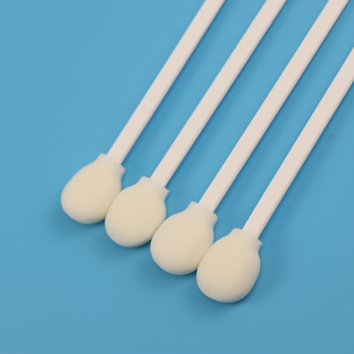 125mm Panjang Medis Oral Sponge Swab Stick dengan struktur sel terbuka