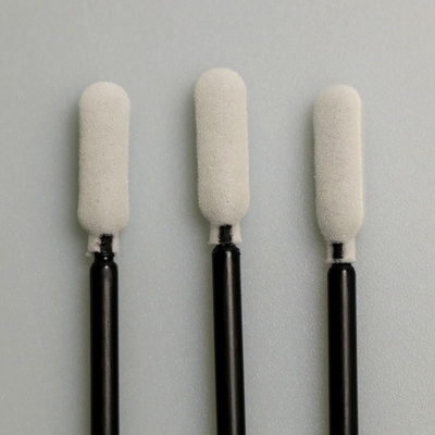 Bebas Debu Industri PP Tongkat Cleanroom Sponge Q Tips Swab