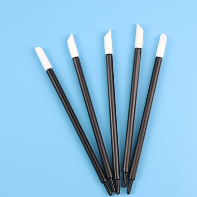 Cleanroom Black Handle PU Head PP Stick Busa Pembersih Penyeka Daya Serap Tinggi