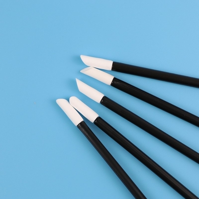 Cleanroom Black Handle PU Head PP Stick Busa Pembersih Penyeka Daya Serap Tinggi