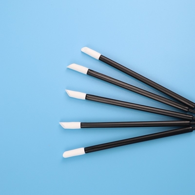 Cleanroom Black Handle PU Head PP Stick Busa Pembersih Penyeka Daya Serap Tinggi