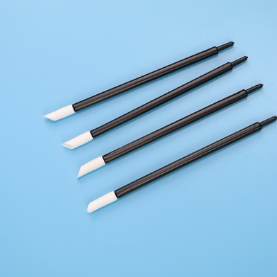 Cleanroom Black Handle PU Head PP Stick Busa Pembersih Penyeka Daya Serap Tinggi