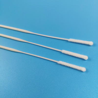 15cm Nylon Flocked Nasal Sample Cdc Nasopharyngeal Swab ABS Stick Steril