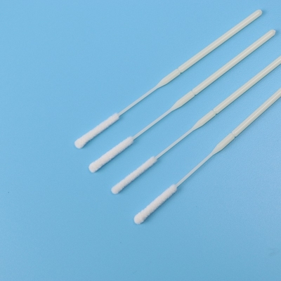 10 cm EO Steirle Flocked Nylon Nasal Specimen Collection Swab Dengan ABS Stick