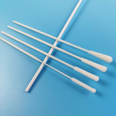 Koleksi Sampel 15cm Kepala Nilon Berkelompok Swab Nasofaring