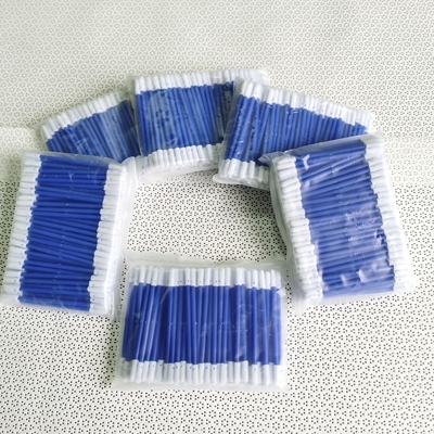 3.2mm Mini Round Head Cleanroom Foam Swab Dengan Kepala Ganda Untuk Pembersihan Slot
