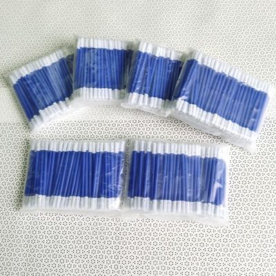 3.2mm Mini Round Head Cleanroom Foam Swab Dengan Kepala Ganda Untuk Pembersihan Slot