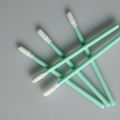 Rajutan Mini Round Head Cleanroom Polyester Cleaning Swab