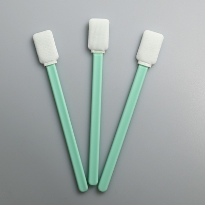 PP Stick Rajutan Rectangle Spun Polyester Swab Untuk Koleksi Spesimen TOC