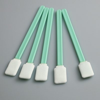 PP Stick Rajutan Rectangle Spun Polyester Swab Untuk Koleksi Spesimen TOC