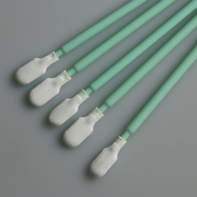 165mm Long Handle Cleanroom Polyester Swab Untuk Pembersihan Industri