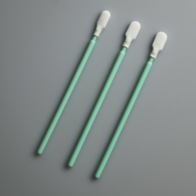 165mm Long Handle Cleanroom Polyester Swab Untuk Pembersihan Industri
