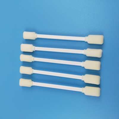 PP Stick Double Head Foam Tip Swab Untuk Membersihkan Printer