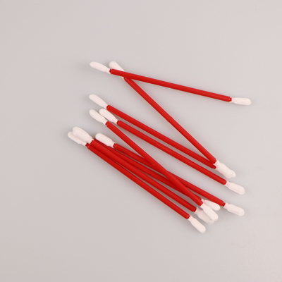 Double Round Heads Polyester Swab Untuk Elektronik Bersih 100PCS