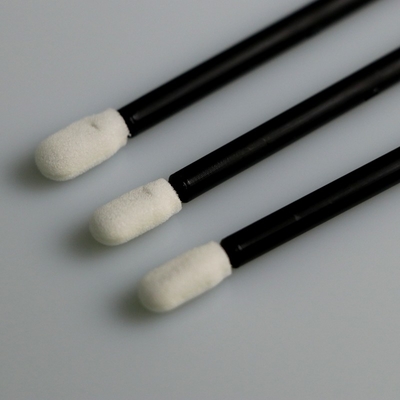 Cleanroom Lint Gratis Sel Terbuka Busa Pembersih Swab Dengan Kepala Ganda