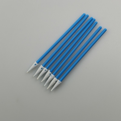 76mm Plastic Stick Micro Pointed Foam Cleaning Swab Untuk Cleanroom