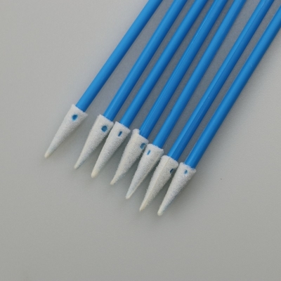 76mm Plastic Stick Micro Pointed Foam Cleaning Swab Untuk Cleanroom