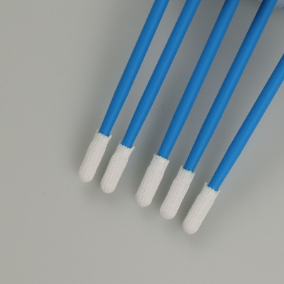 Pendek PP Stick Micro Polyester Cleaning Swab 100pcs / Bag Untuk Cleanroom