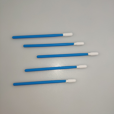 Pendek PP Stick Micro Polyester Cleaning Swab 100pcs / Bag Untuk Cleanroom