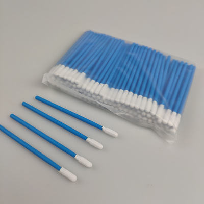 Pendek PP Stick Micro Polyester Cleaning Swab 100pcs / Bag Untuk Cleanroom