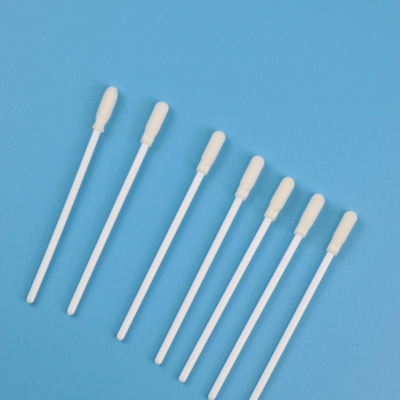 Swab Koleksi Spesimen Oral Steril 8cm Medis Dengan Tongkat PP